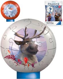 Ravensburger PUZZLE 3D Frozen 2 puzzleball 27 dílků s překvapením Ravensburger PUZZLE 3D Frozen 2 puzzleball 27 dílků s překvapením