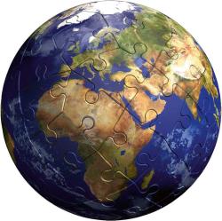 Ravensburger Puzzle 3D Sluneční soustava 8x puzzleball 522 dílků plast