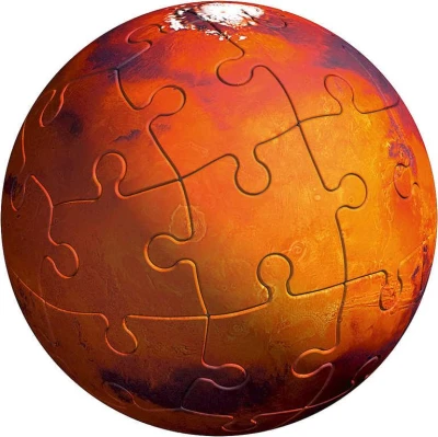Ravensburger Puzzle 3D Sluneční soustava 8x puzzleball 522 dílků plast