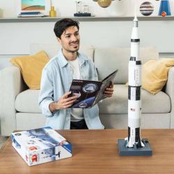Ravensburger Puzzle 3D Vesmírná raketa Saturn V 440 dílků 70x50cm skládačka
