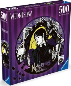 Ravensburger Puzzle kruhové Wednesday 500 dílků 52cm skládačka