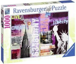 Ravensburger Puzzle New York koláž 1000 dílků 70x50cm skládačka