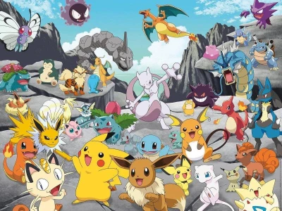 Ravensburger Puzzle Pokémon 1500 dielikov 80x60cm skladačka