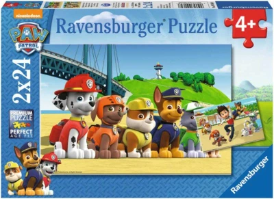 Ravensburger Puzzle Tlapková Patrola Stateční psi 48 dílků skládačka 2v1 Ravensburger Puzzle Tlapková Patrola Stateční psi 48 dílků skládačka 2v1