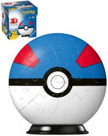 Ravensburger Puzzleball 3D Pokeball skládačka 54 dílků Pokémon