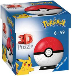 Ravensburger Puzzleball 3D Pokeball skládačka 54 dílků Pokémon III.