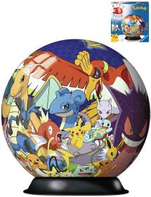 Ravensburger Puzzleball 3D Pokeball skládačka 72 dílků Pokémon Ravensburger Puzzleball 3D Pokeball skládačka 72 dílků Pokémon