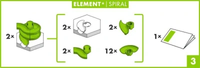 Ravensburger Stavebnice GraviTrax Spirála rozšíření ke kuličkové dráze