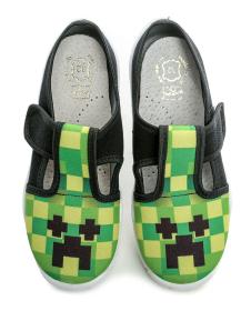Raweks Borys B8 zeleno čierne detské papuče