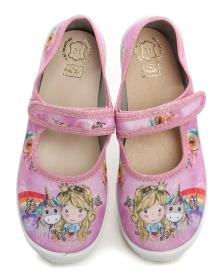 Raweks Dorotka D2 růžové dívčí baleríny