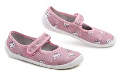 Raweks Dorotka D46 tmavoružové dievčenské balerínky