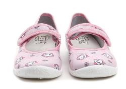 Raweks Dorotka D49 růžové dívčí baleríny