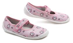 Raweks Dorotka D49 ružové dievčenské baleríny