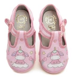 Raweks Hania 58 růžové dětské bačkory