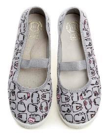 Raweks Sylwia S22 šedo růžové dívčí baleríny