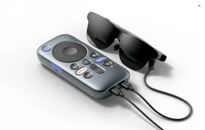 RayNeo Pocket TV Pro tmavě šedý přenosný multimediální přehrávač
