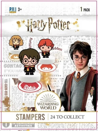 Pečiatka na ceruzku figúrka Harry Potter rôzne druhy v sáčku s prekvapením