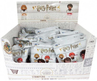 Pečiatka na ceruzku figúrka Harry Potter rôzne druhy v sáčku s prekvapením
