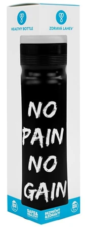 R&B No pain-no gain černá 1,0 l zdravá lahev