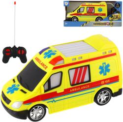 RC Auto ambulance 20cm sanitka na vysílačku 27MHz na baterie Světlo RC Auto ambulance 20cm sanitka na vysílačku 27MHz na baterie Světlo