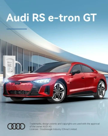 RC auto Audi RS e-tron GT na dálkové ovládání - červená