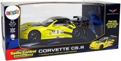 RC Auto Corvette C6.R na diaľkové ovládanie 2,4GHz 1:18 na batérie Svetlo 2 farby