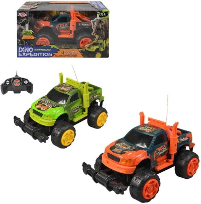 RC Auto Dino off-road na vysílačku 27MHz plná funkce na baterie 2 barvy RC Auto Dino off-road na vysílačku 27MHz plná funkce na baterie 2 barvy