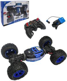 RC Auto Double-Sided velká kola na vysílačku 2,4GHz na baterie Světlo USB RC Auto Double-Sided velká kola na vysílačku 2,4GHz na baterie Světlo USB