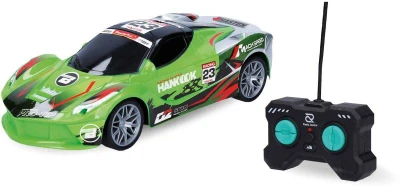 RC Auto Hankook závodní na vysílačku 27MHz na baterie Světlo 2 barvy