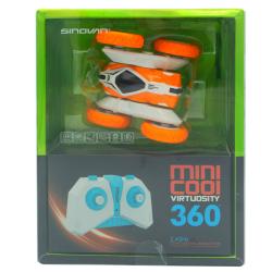 RC Auto kaskadérské mini na vysílačku oranžové přetáčení 360 stupnů