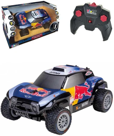 RC Auto MINI JCW Buggy Red Bull na vysílačku 2,4GHz na baterie 1:16