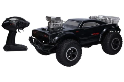 RC Auto na ovládanie 48cm čierne , strieborné na vysielačku 2,4GHz