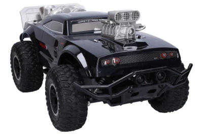 RC Auto na ovládanie 48cm čierne , strieborné na vysielačku 2,4GHz