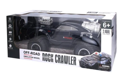 RC Auto na ovládanie 48cm čierne , strieborné na vysielačku 2,4GHz
