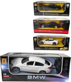 RC Auto na vysílačku 2,4GHz 1:24 na baterie Světlo 4 druhy RC Auto na vysílačku 2,4GHz 1:24 na baterie Světlo 4 druhy