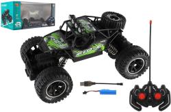 RC Auto off-road zelený na vysílačku 27MHz kouřící na baterie Světlo RC Auto off-road zelený na vysílačku 27MHz kouřící na baterie Světlo