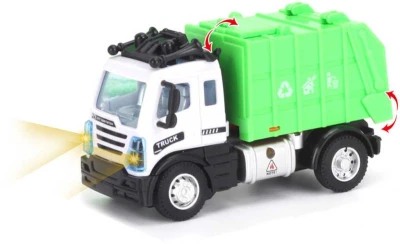 RC Auto popelářské 27MHz na vysílačku 1:64 na baterie Světlo