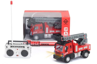 RC Auto požární na vysílačku na baterie 1:64 Světlo RC Auto požární na vysílačku na baterie 1:64 Světlo