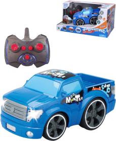 RC Auto s efekty 24cm na vysílačku 2,4GHz na baterie velká kola Světlo Zvuk RC Auto s efekty 24cm na vysílačku 2,4GHz na baterie velká kola Světlo Zvuk