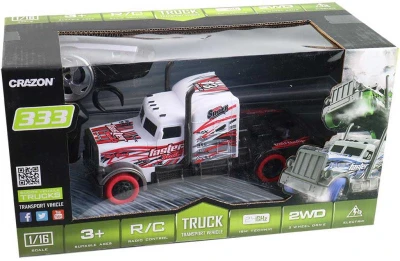 RC Auto tahač 20cm na vysílačku 2,4GHz na baterie USB 2 barvy