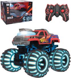RC Auto Wild Truck velká kola na vysílačku 2,4GHz na baterie Světlo