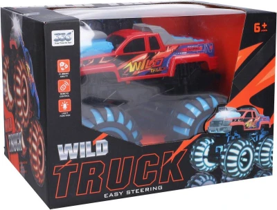 RC Auto Wild Truck veľké kolesá na diaľkové ovládanie 2,4GHz na batérie Svetlo