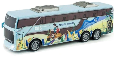 RC Autobus zájezdový na dálkové ovládání 27MHz na baterie Světlo
