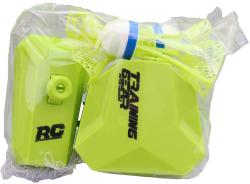 RC Badminton tréner závesný set so 2 košíkmi na batérie Svetlo