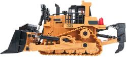 RC Buldozer funkční na vysílačku 2,4GHz na baterie 1:24 kov USB Světlo Zvuk