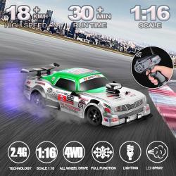 RC driftovací auto Drift Car 1:16 2,4 GHz zelené