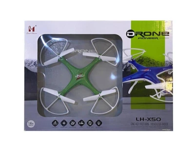 RC Dron Pioneer 360° na vysílačku 2,4GHz na baterie Světlo LED USB 3 barvy