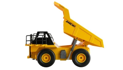 Amewi žluto-černý 9kanálový 1:24 RTR RC dumper sklápěcí nákladní vůz