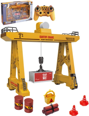 RC Jeřáb portálový na vysílačku 2,4GHz na baterie USB Světlo Zvuk