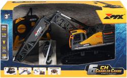 RC Jeřáb stavební pásový na vysílačku 40MHz na baterie Světlo